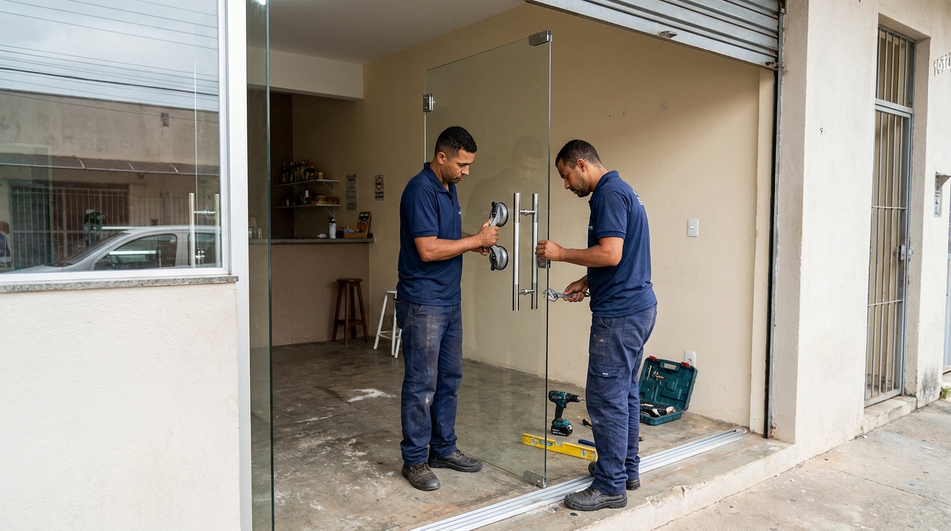 Portas em Vidro em Ribeirão Preto‑SP