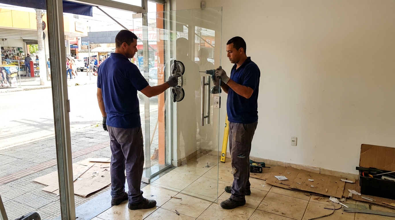 Portas em Vidro em Ribeirão Preto‑SP