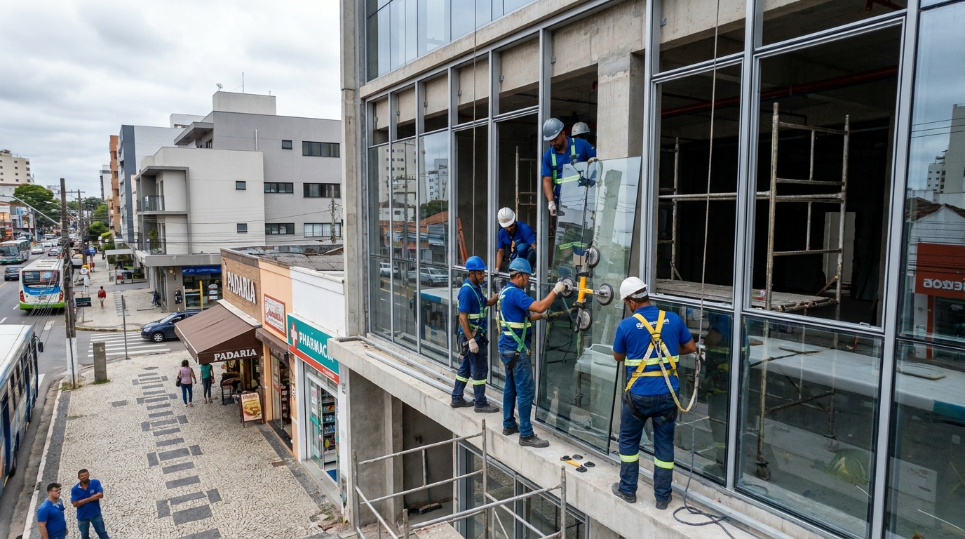 Fachada de Vidro em Ribeirão Preto‑SP